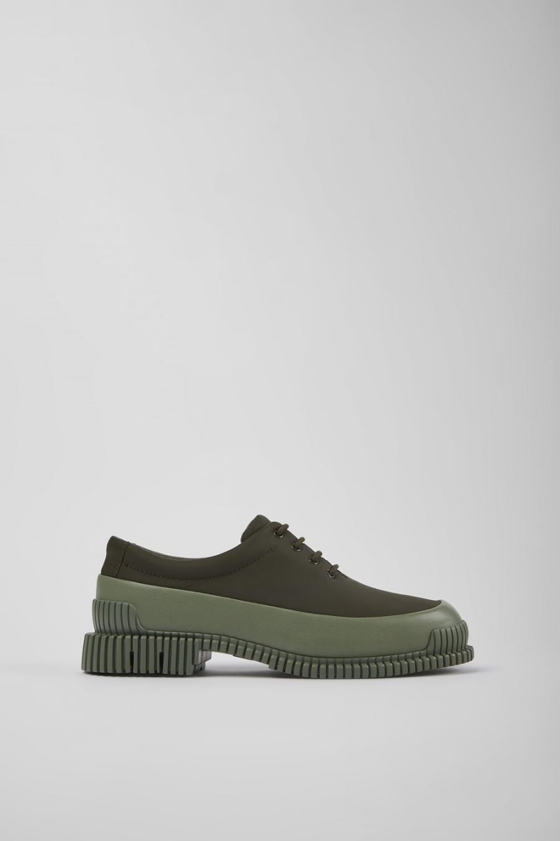 Slip On Camper Pix Mujer Verde | CLUYV-9675