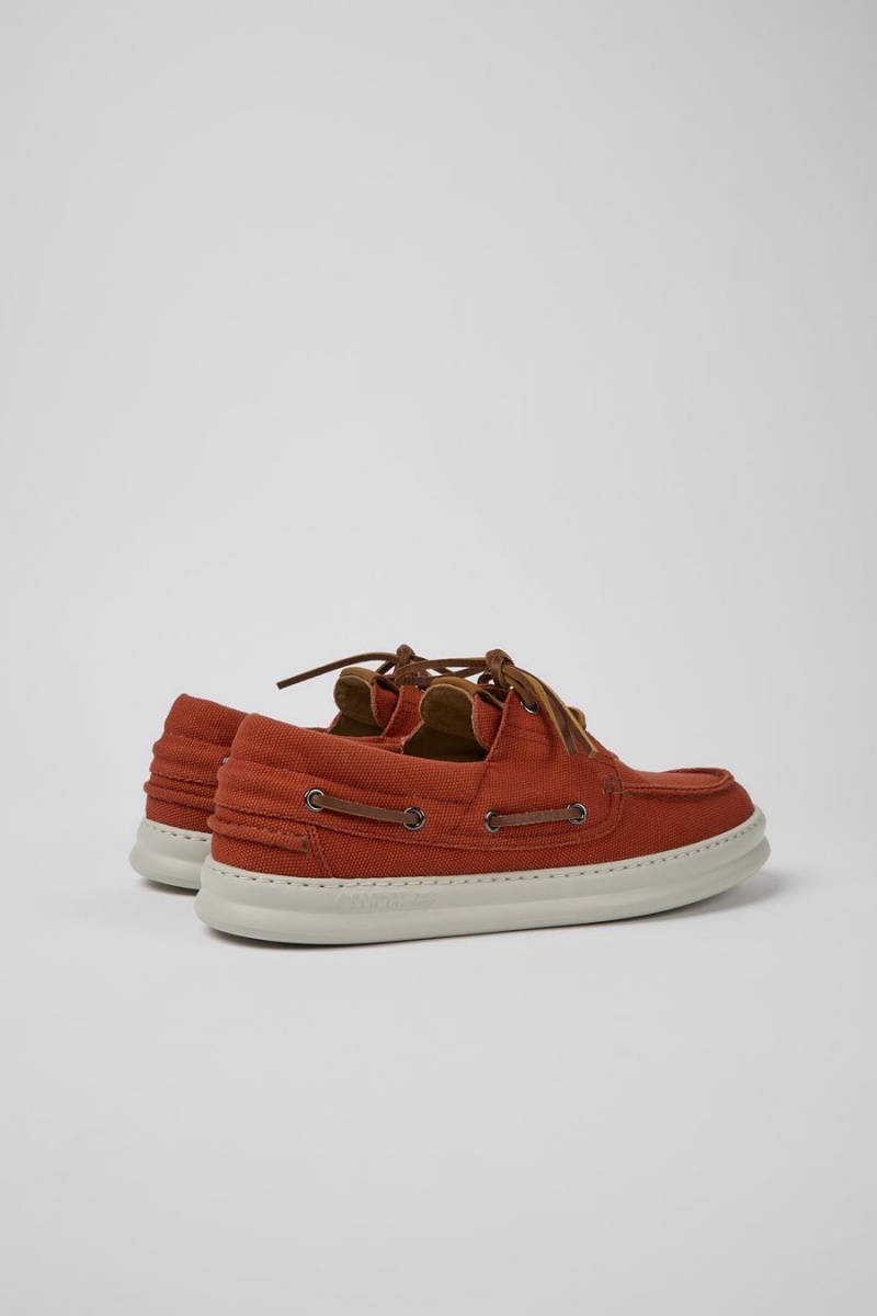 Slip On Camper Runner Recycled Algodon Hombre Rojas | UFVIW-6813