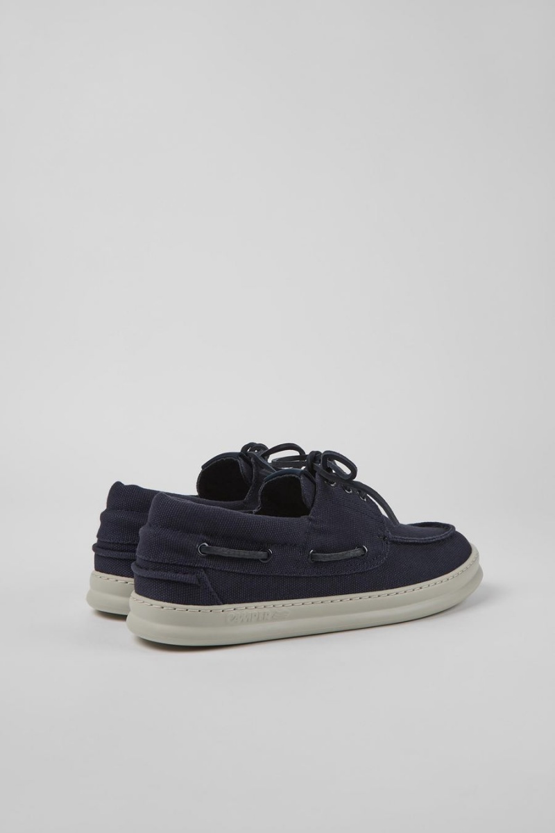 Slip On Camper Runner Textil Hombre Azules | KYAFW-8746