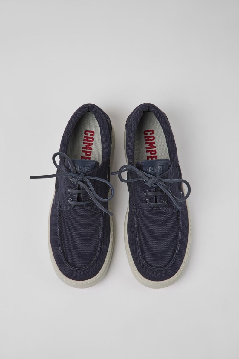 Slip On Camper Runner Textil Hombre Azules | KYAFW-8746