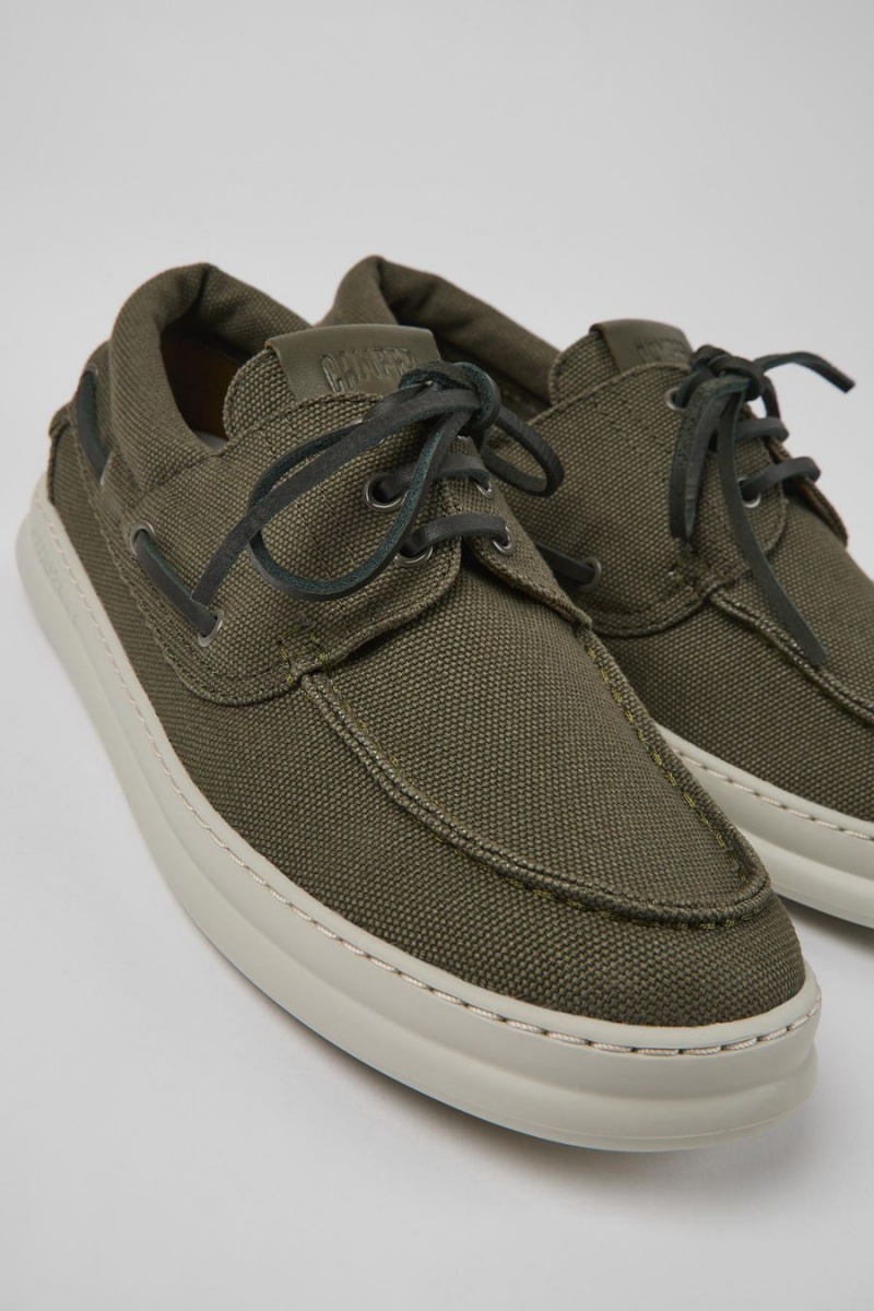 Slip On Camper Runner Textil Hombre Verde | WCZOI-1720
