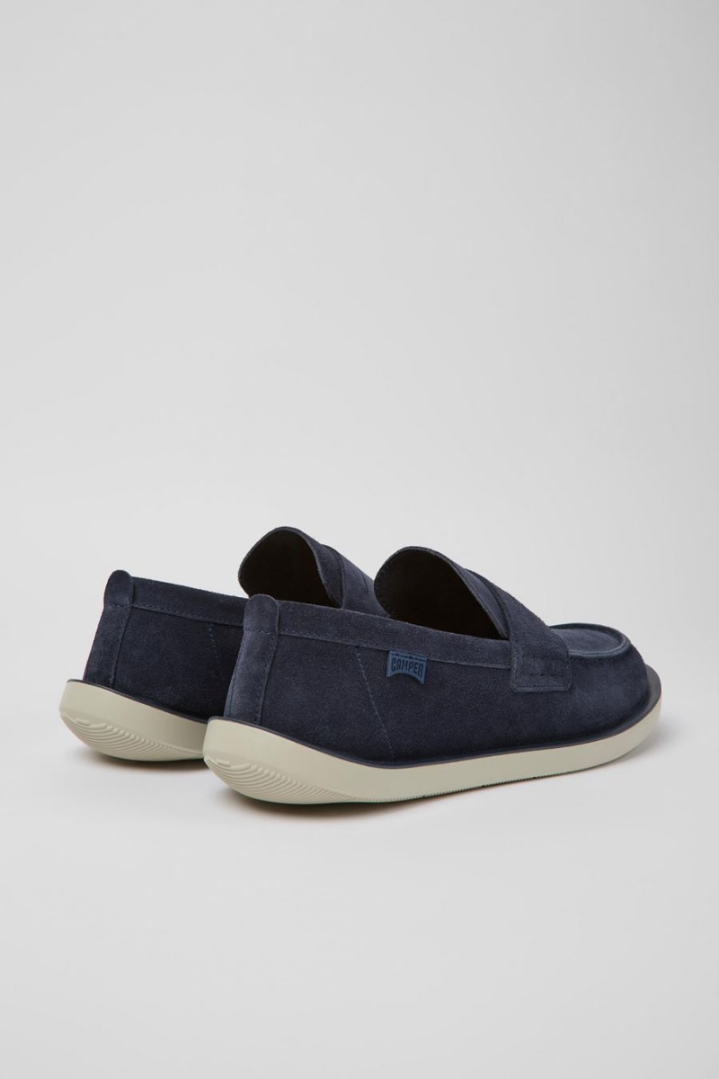 Slip On Camper Wagon Nubuck Hombre Azules | NRQIF-8436