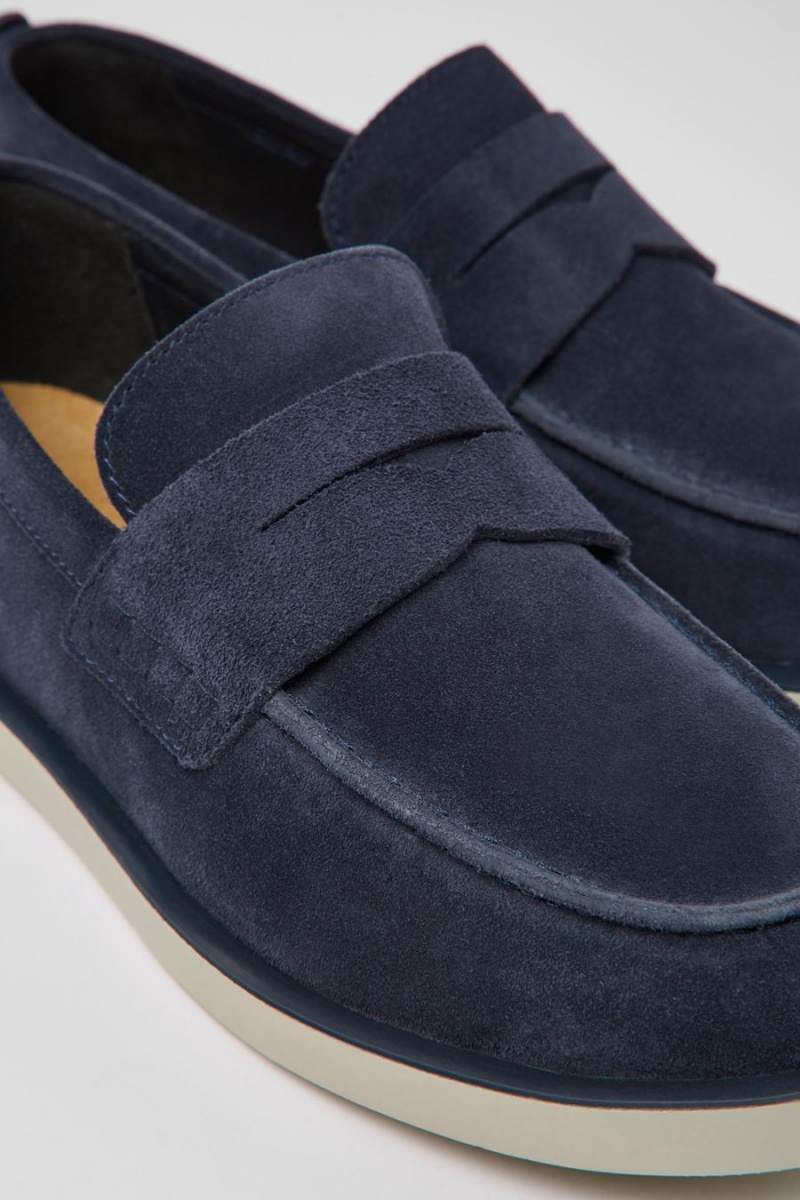 Slip On Camper Wagon Nubuck Hombre Azules | NRQIF-8436