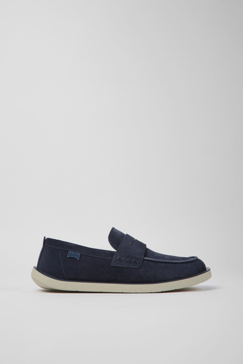 Slip On Camper Wagon Nubuck Hombre Azules | NRQIF-8436