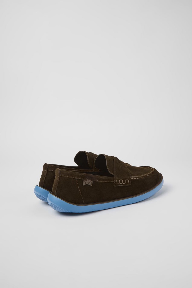 Slip On Camper Wagon Nubuck Hombre Marrones | JRKBH-5374