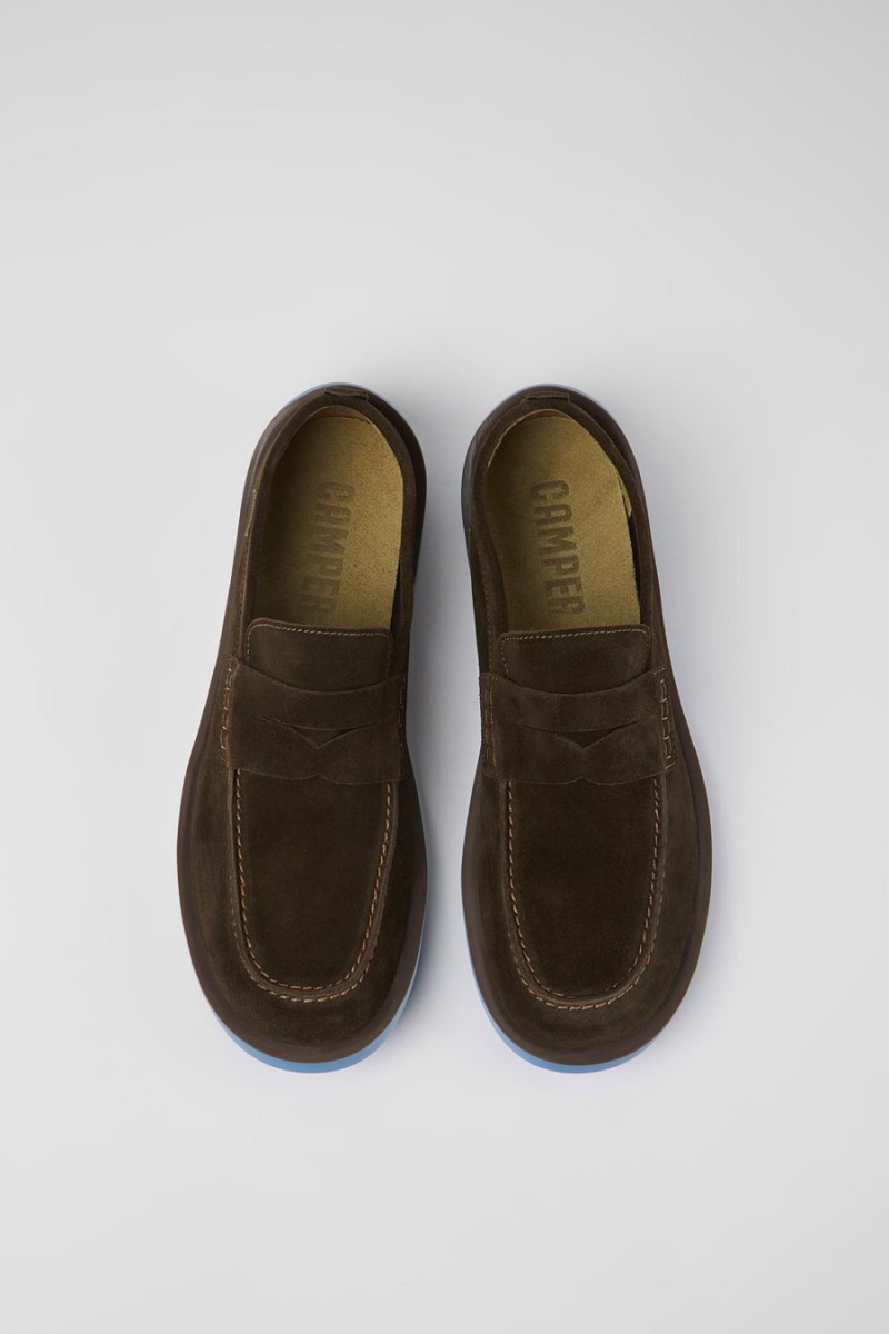 Slip On Camper Wagon Nubuck Hombre Marrones | JRKBH-5374