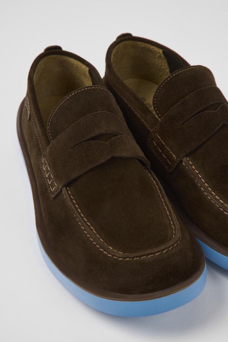Slip On Camper Wagon Nubuck Hombre Marrones | JRKBH-5374