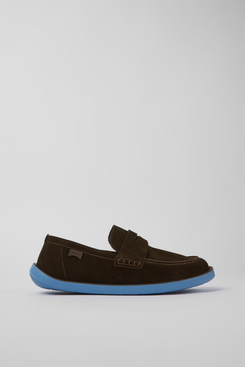 Slip On Camper Wagon Nubuck Hombre Marrones | JRKBH-5374