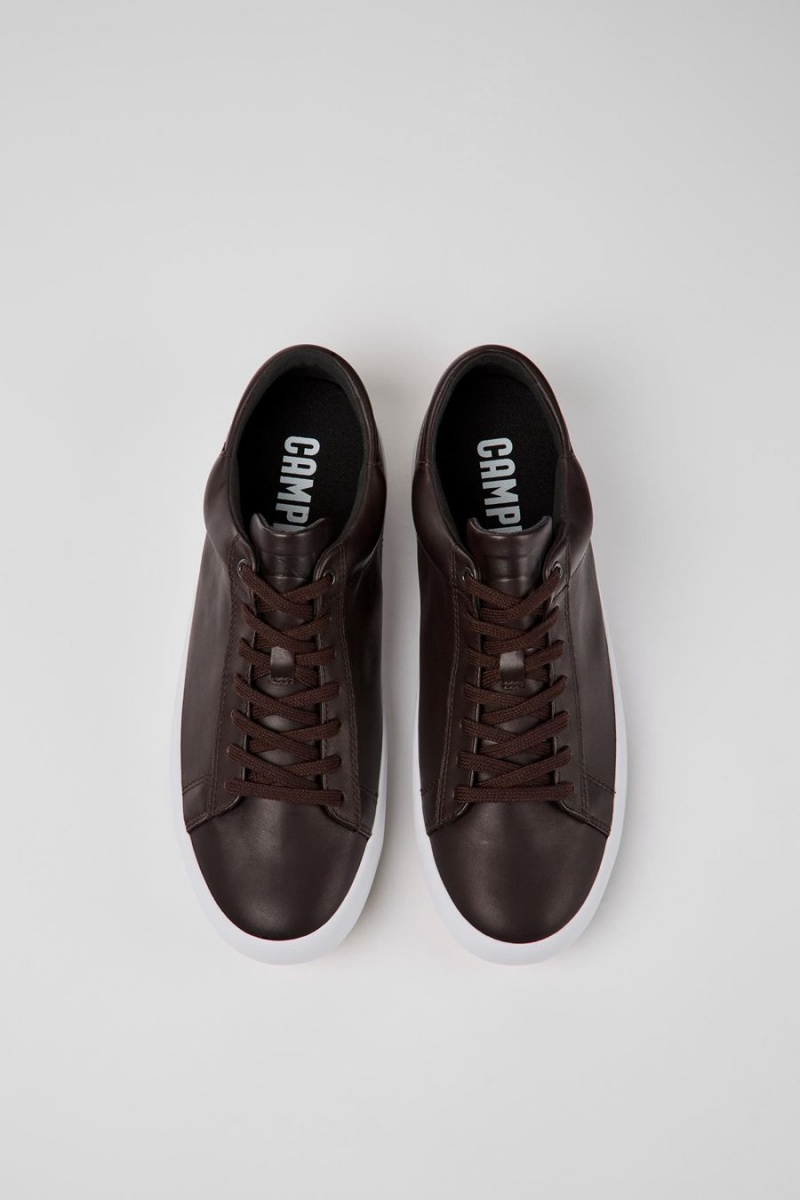 Zapatillas Camper Andratx Cuero Hombre Marrones | FGPXI-4328