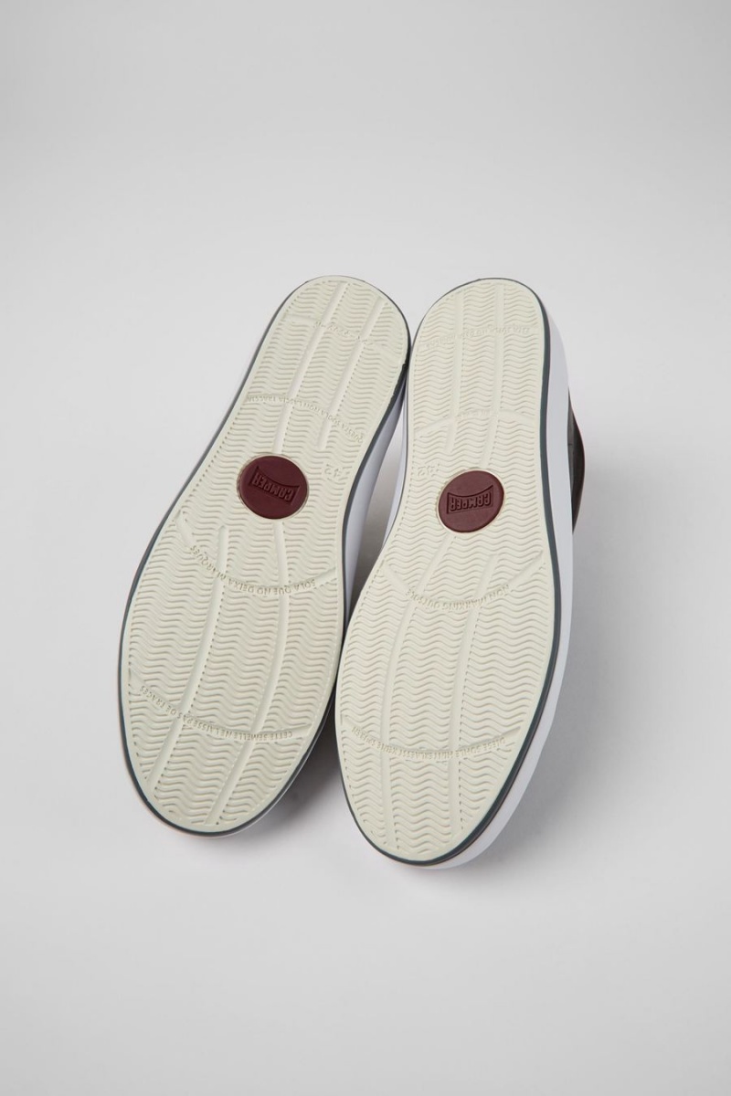 Zapatillas Camper Andratx Cuero Hombre Marrones | FGPXI-4328