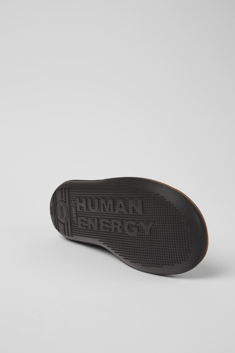 Zapatillas Camper Beetle Cuero Hombre Marrones | CSQEZ-2154