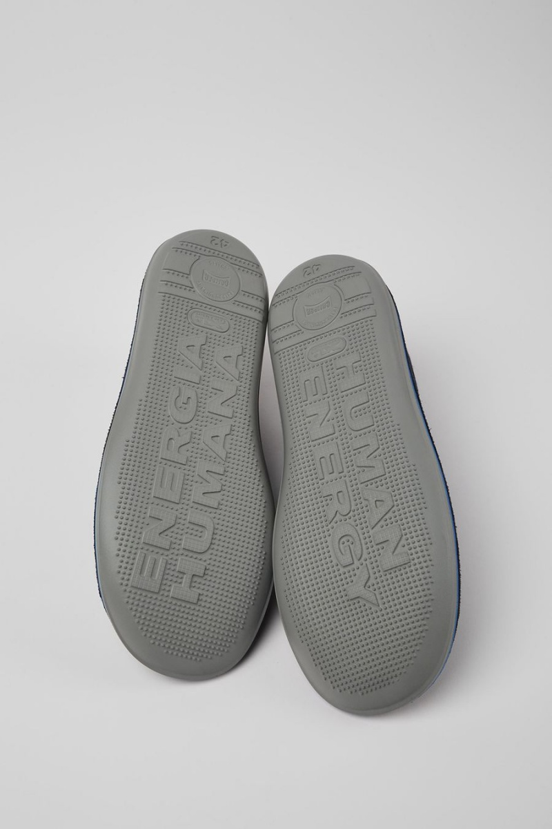 Zapatillas Camper Beetle Nubuck Hombre Azules | TFUXZ-4605