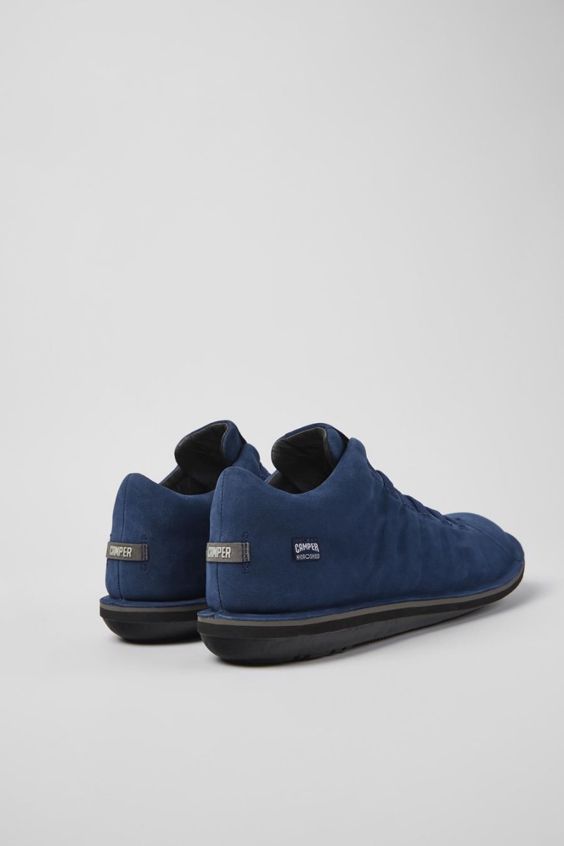Zapatillas Camper Beetle Nubuck Hombre Azules | RLGHS-2176