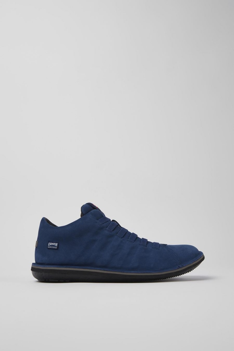Zapatillas Camper Beetle Nubuck Hombre Azules | RLGHS-2176