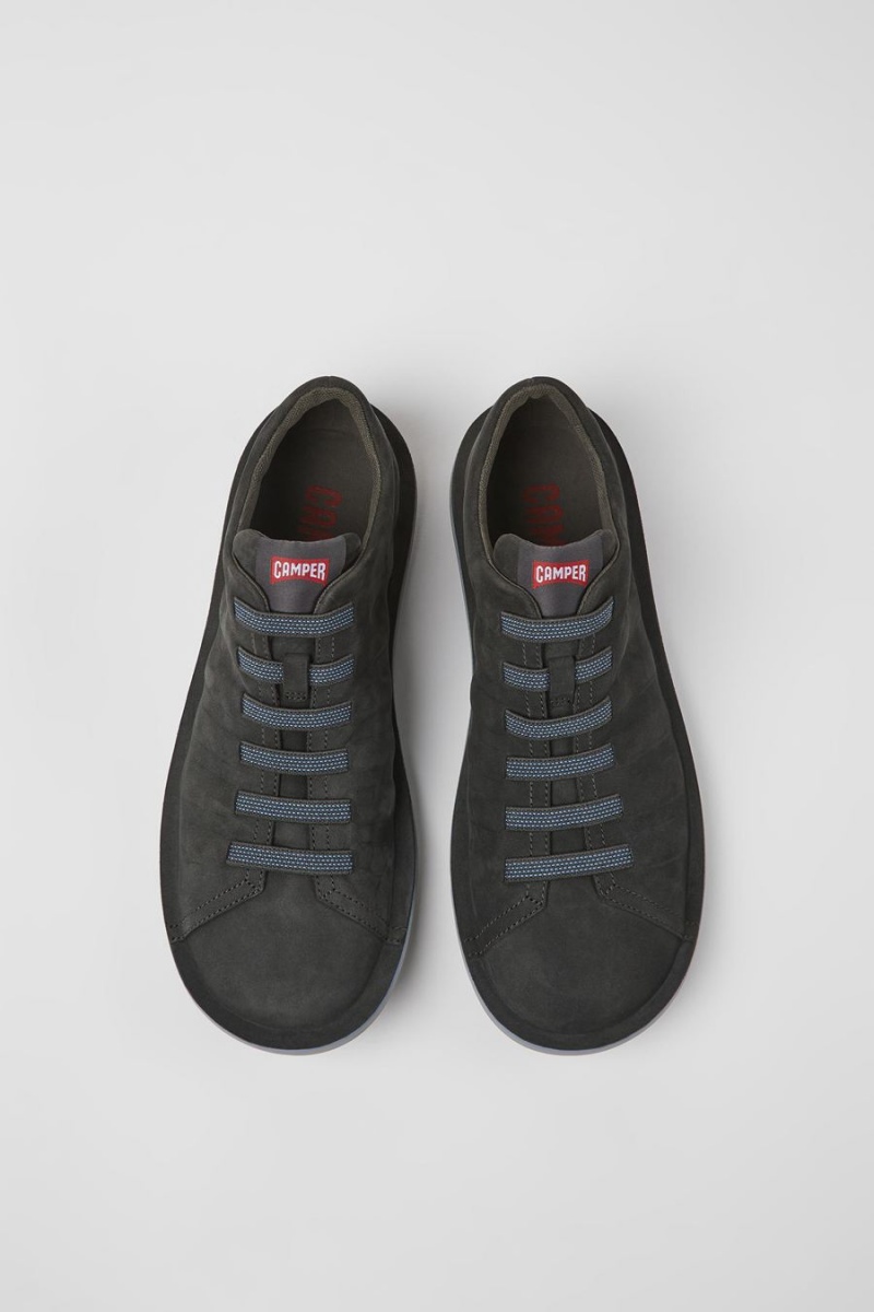 Zapatillas Camper Beetle Nubuck Hombre Gris | RMBTI-9037