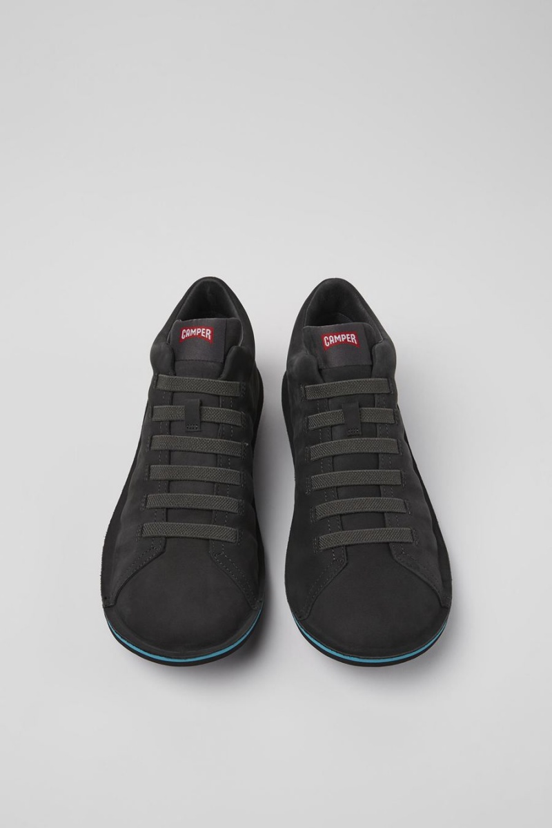 Zapatillas Camper Beetle Nubuck Hombre Gris | SQOHZ-6129