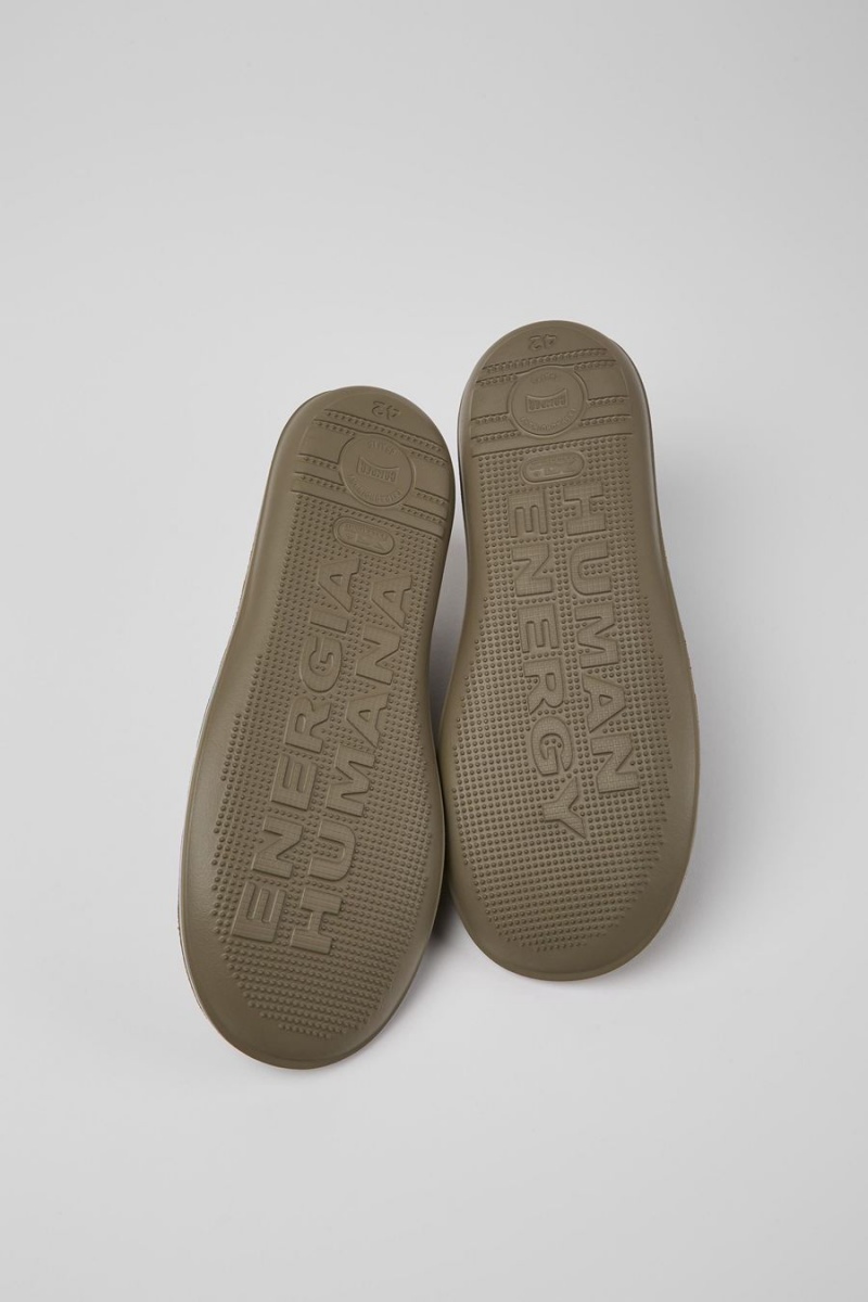 Zapatillas Camper Beetle Nubuck Hombre Verde | UGATN-2106