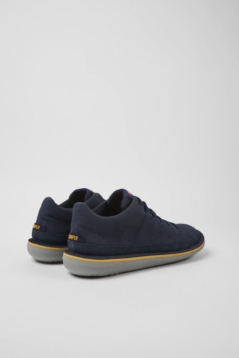 Zapatillas Camper Beetle Textil Nubuck Hombre Azules | ZWUFV-7495