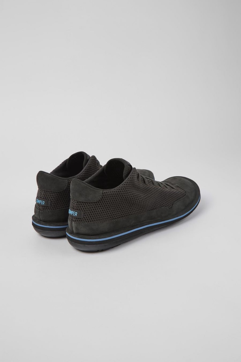 Zapatillas Camper Beetle Textil Nubuck Hombre Gris | XNVEW-9351