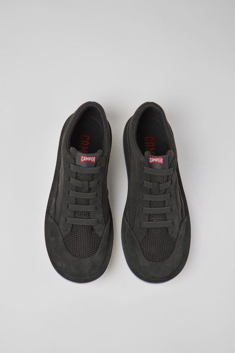 Zapatillas Camper Beetle Textil Nubuck Hombre Gris | XLOCZ-0463