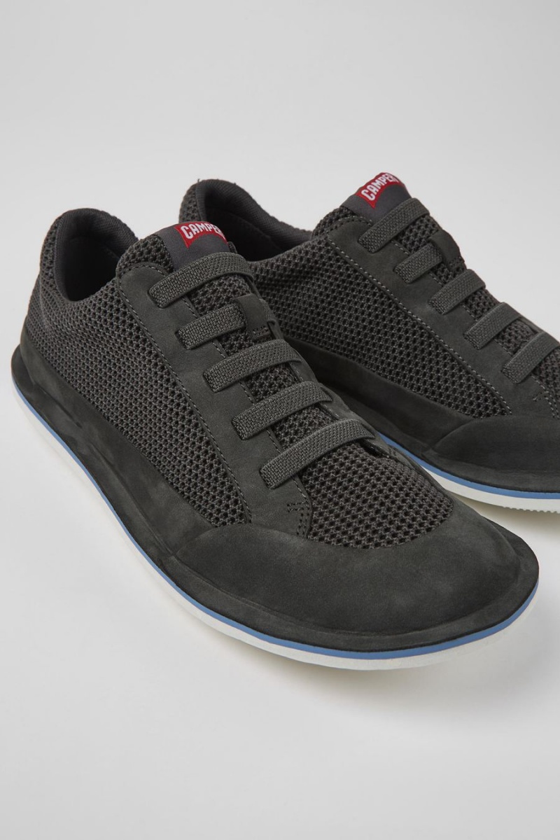 Zapatillas Camper Beetle Textil Nubuck Hombre Gris | XLOCZ-0463