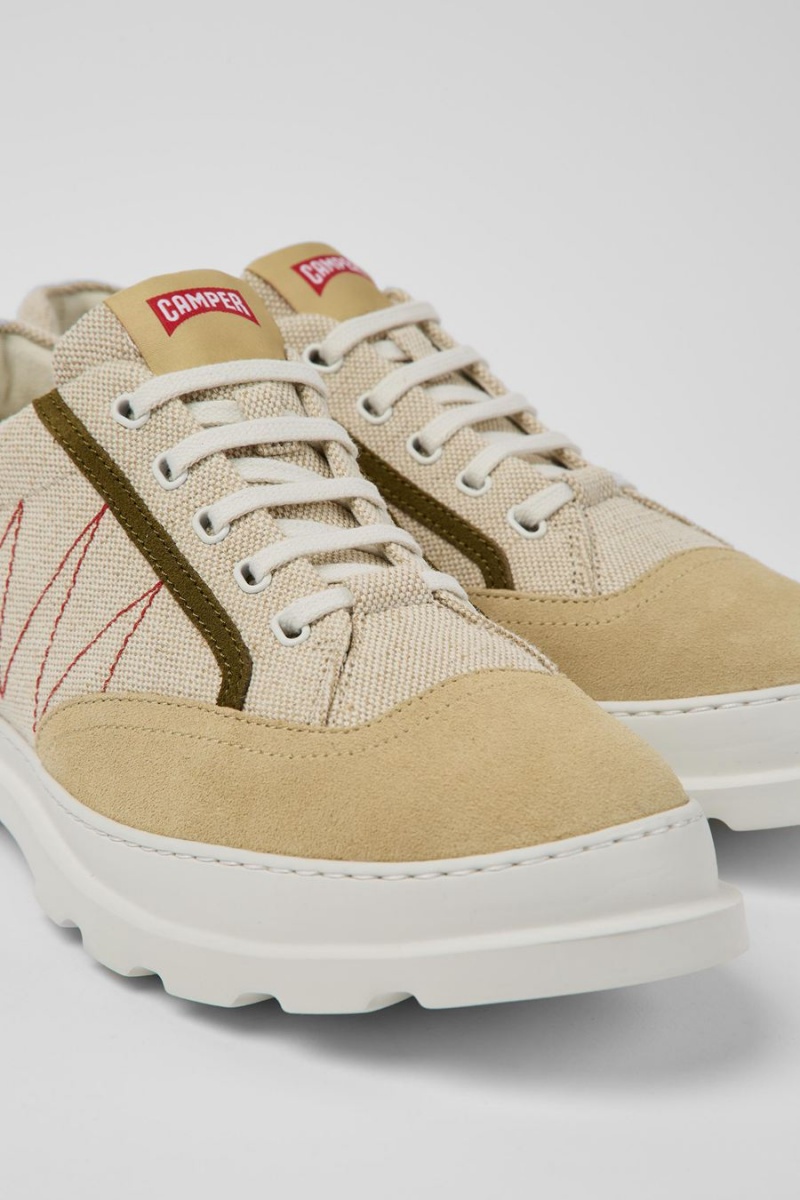 Zapatillas Camper Brutus Hombre Beige | ASEBY-6051