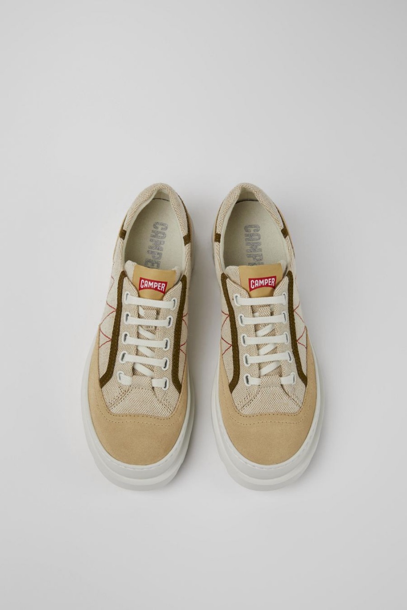 Zapatillas Camper Brutus Mujer Beige | WZOTY-3946