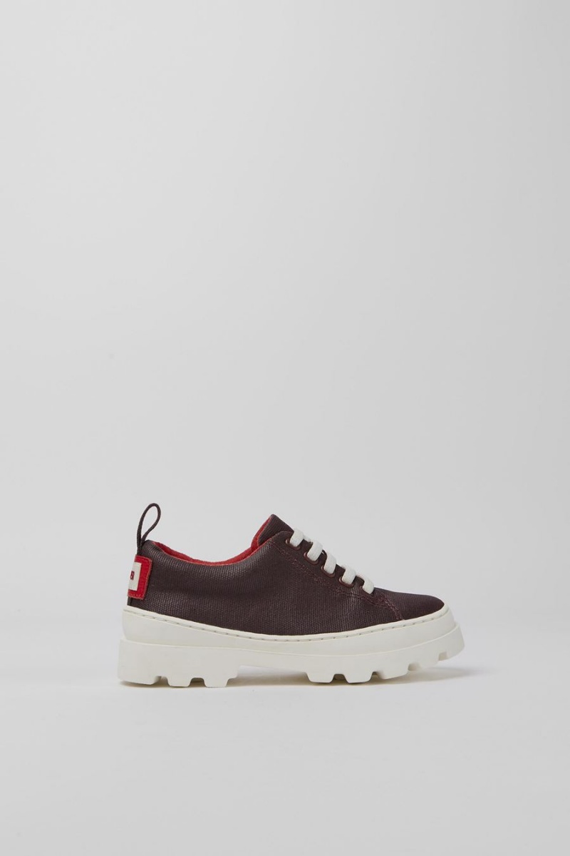 Zapatillas Camper Brutus Organic Algodon Niña Burdeos | SFBHC-1247