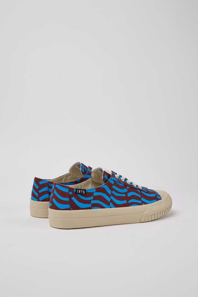 Zapatillas Camper Camaleon Recycled Algodon Hombre Azules | CHUEI-9437