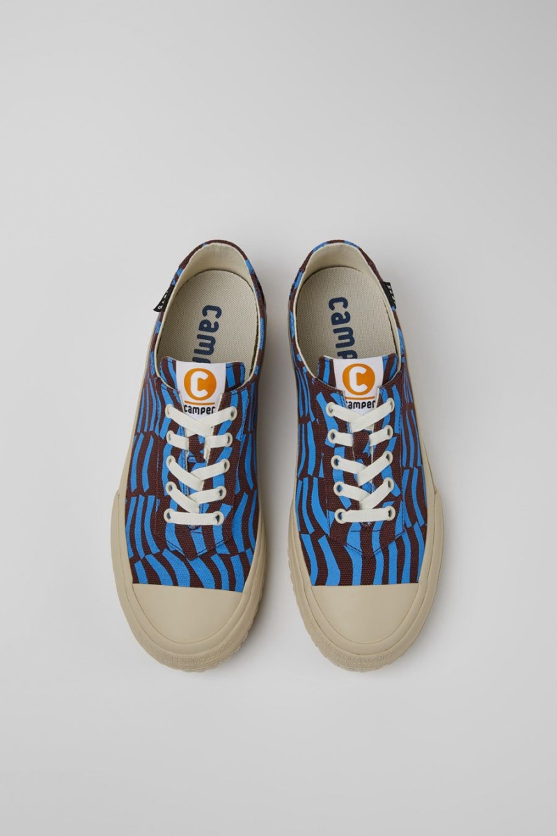 Zapatillas Camper Camaleon Recycled Algodon Hombre Azules | CHUEI-9437