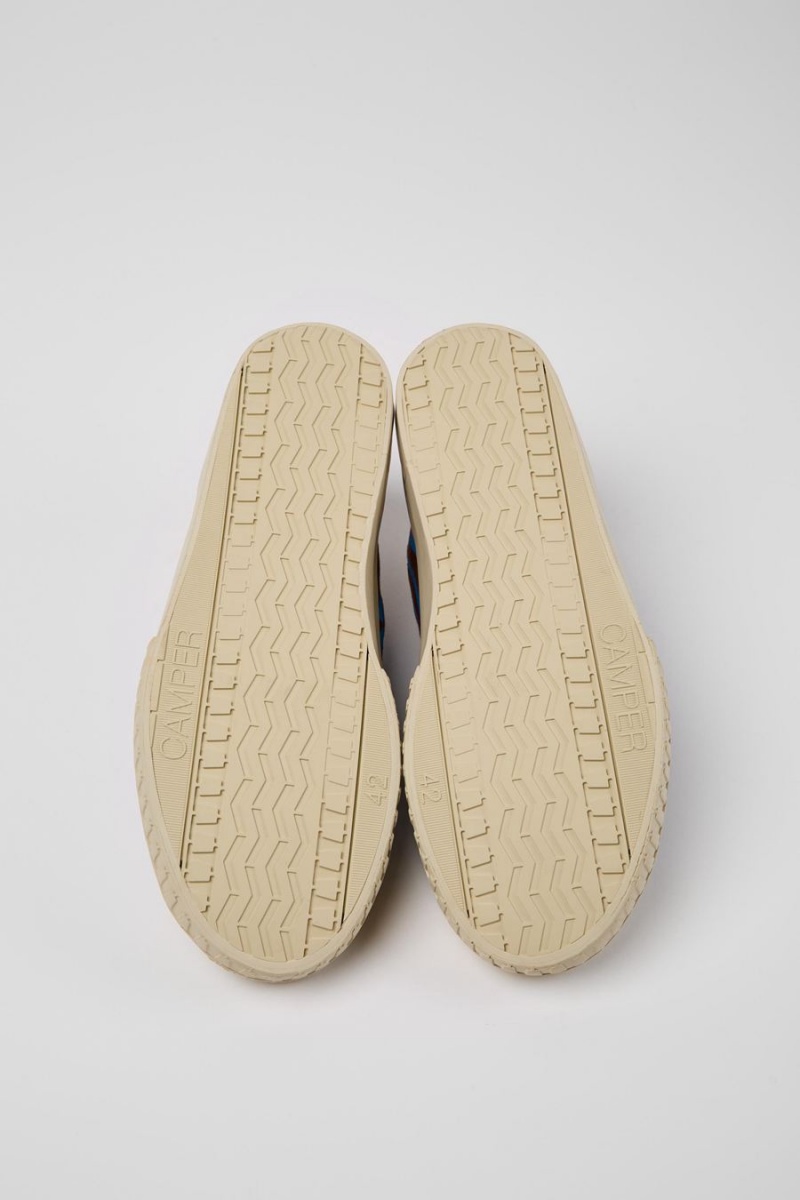 Zapatillas Camper Camaleon Recycled Algodon Hombre Azules | CHUEI-9437