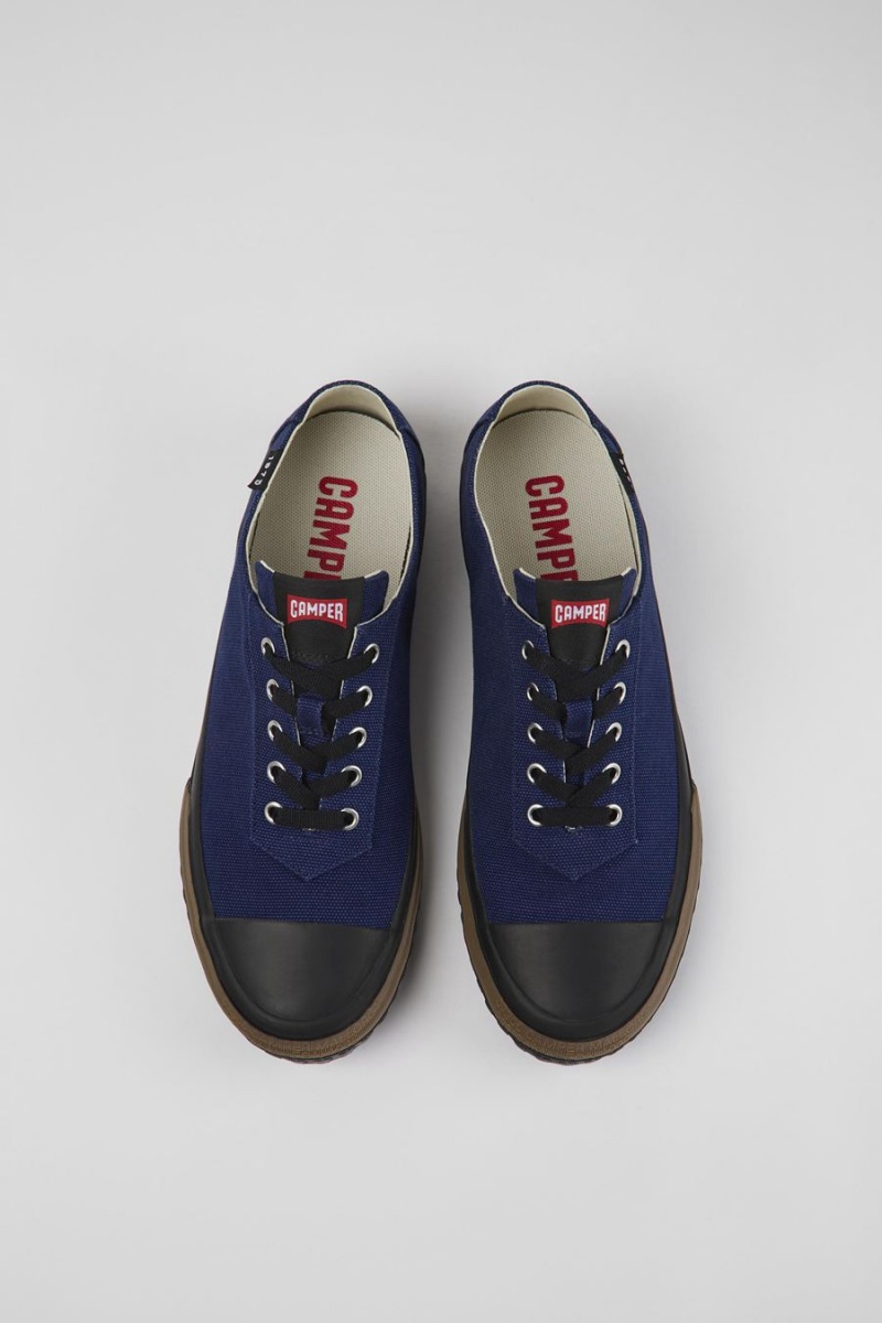 Zapatillas Camper Camaleon Recycled Algodon Hombre Azules | YHNFG-8965