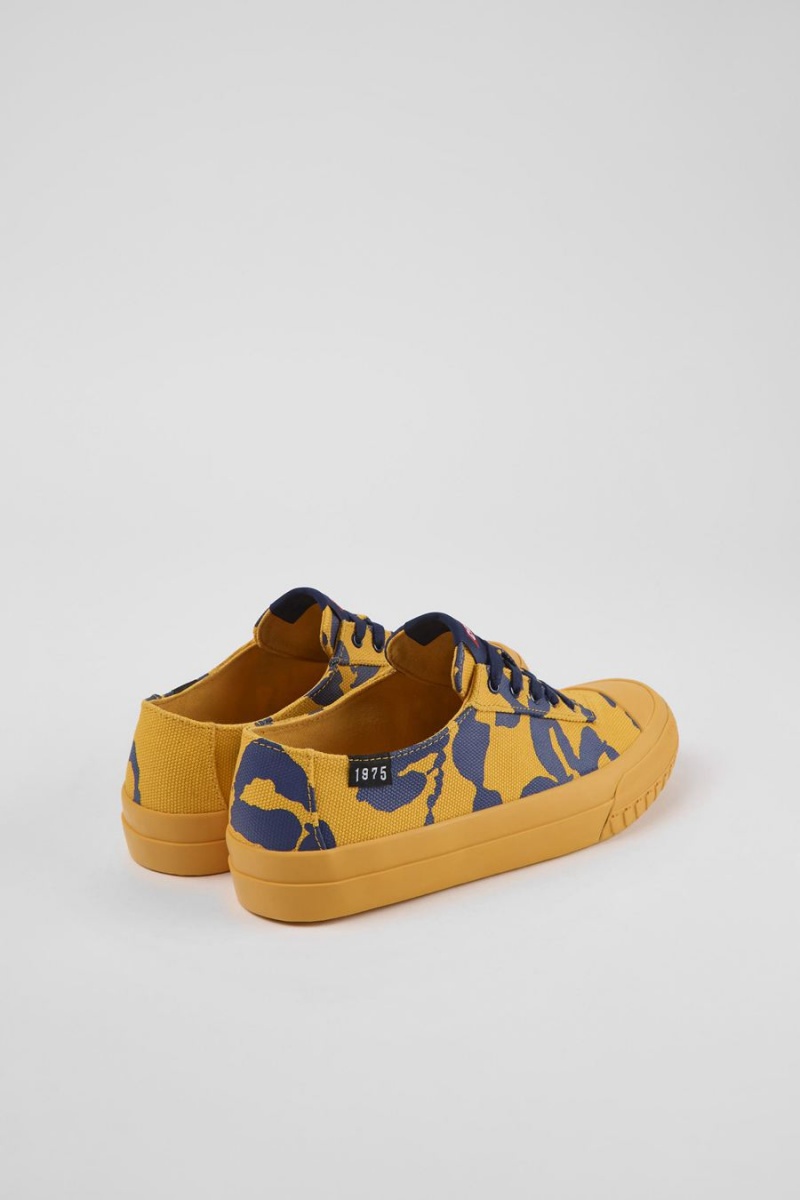Zapatillas Camper Camaleon Recycled Algodon Mujer Amarillo | OIVDF-7952
