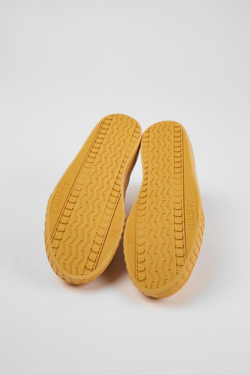 Zapatillas Camper Camaleon Recycled Algodon Mujer Amarillo | OIVDF-7952