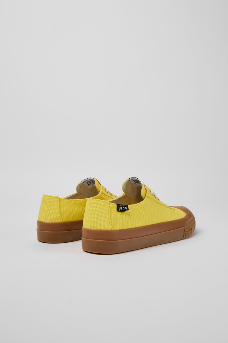 Zapatillas Camper Camaleon Recycled Algodon Mujer Amarillo | PQFOY-8723