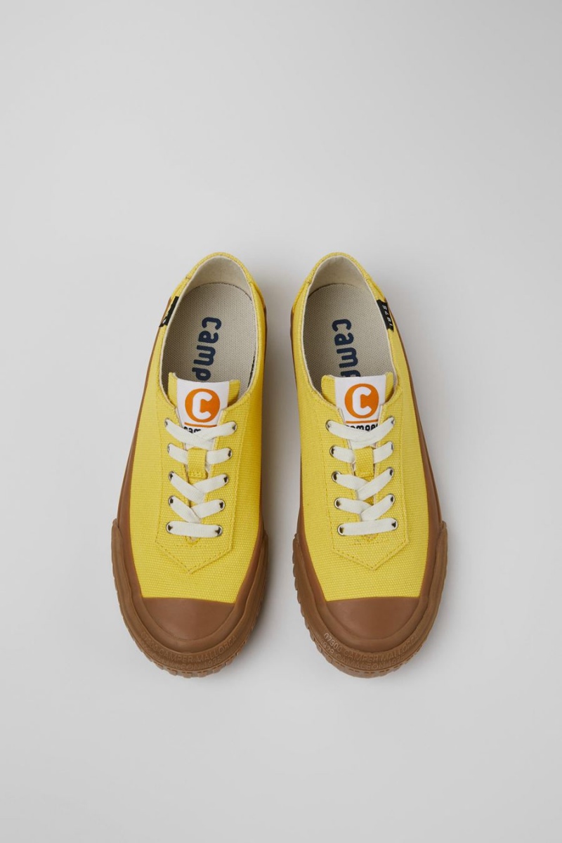 Zapatillas Camper Camaleon Recycled Algodon Mujer Amarillo | PQFOY-8723