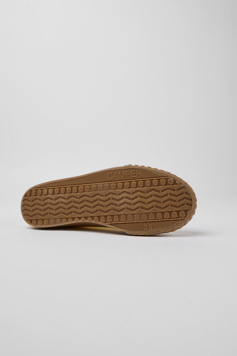 Zapatillas Camper Camaleon Recycled Algodon Mujer Amarillo | PQFOY-8723