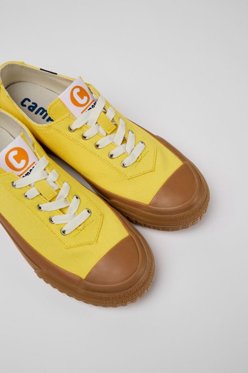 Zapatillas Camper Camaleon Recycled Algodon Mujer Amarillo | PQFOY-8723