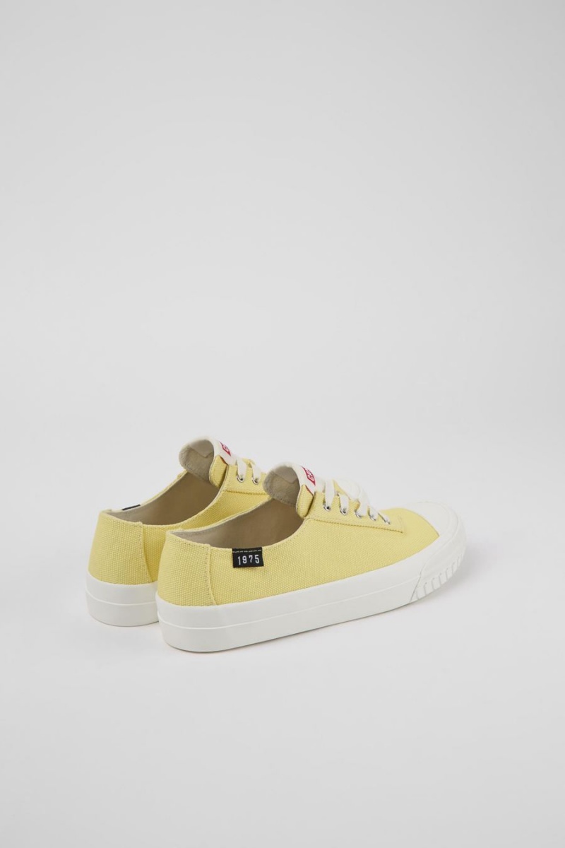 Zapatillas Camper Camaleon Recycled Algodon Mujer Amarillo | YXNUV-3159