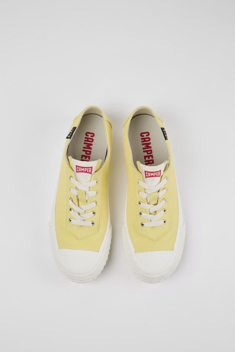 Zapatillas Camper Camaleon Recycled Algodon Mujer Amarillo | YXNUV-3159