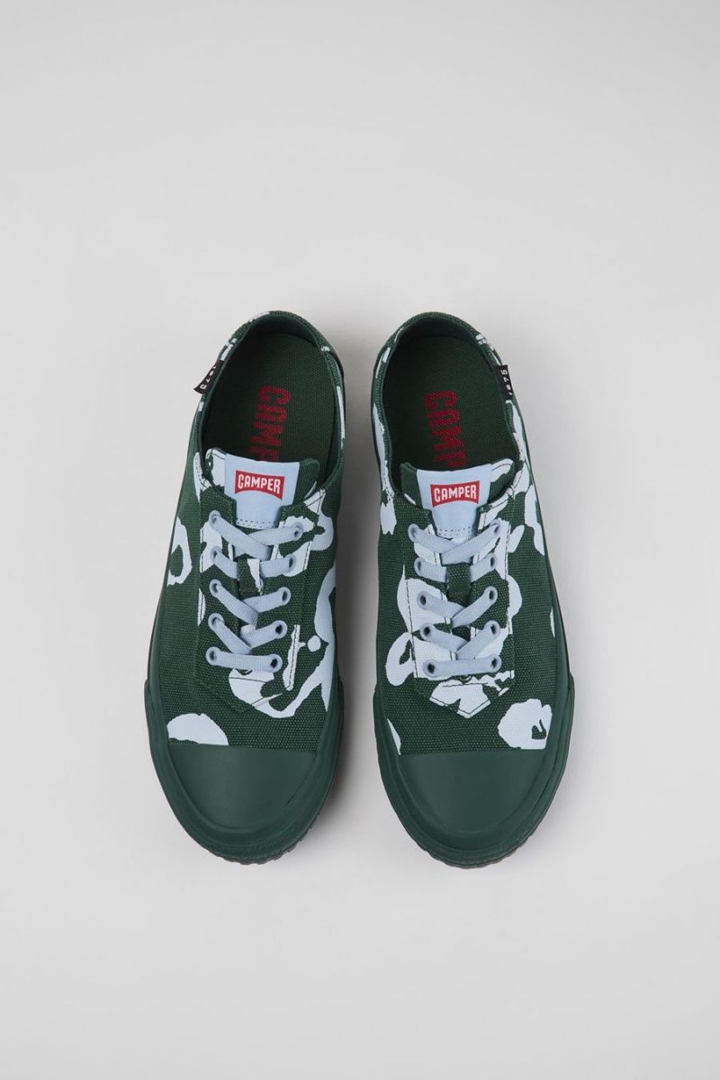 Zapatillas Camper Camaleon Recycled Algodon Hombre Verde | JUBSQ-0268