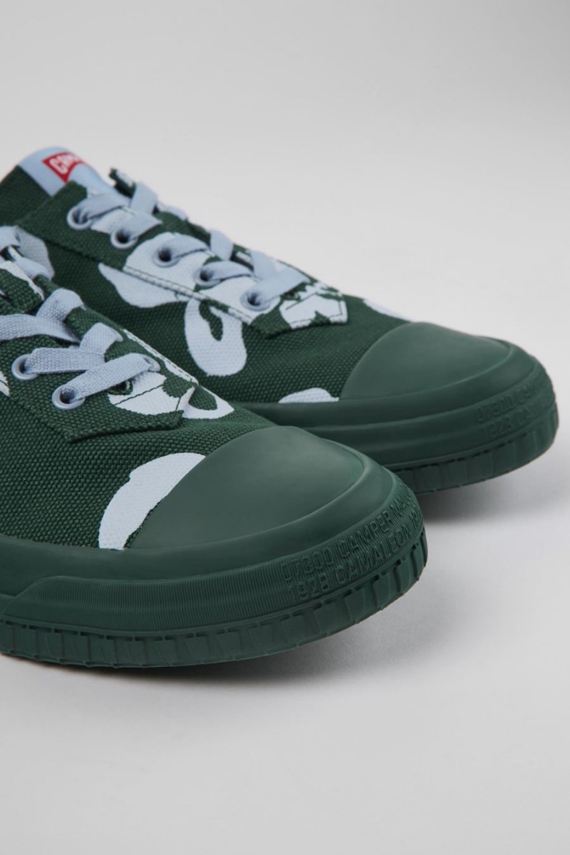 Zapatillas Camper Camaleon Recycled Algodon Hombre Verde | JUBSQ-0268