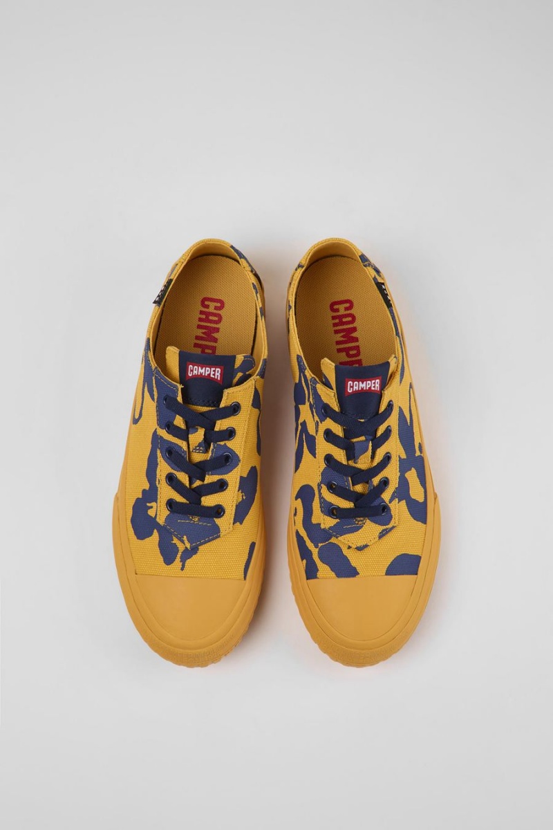 Zapatillas Camper Camaleon Recycled Algodon Hombre Amarillo | LKQZR-8327