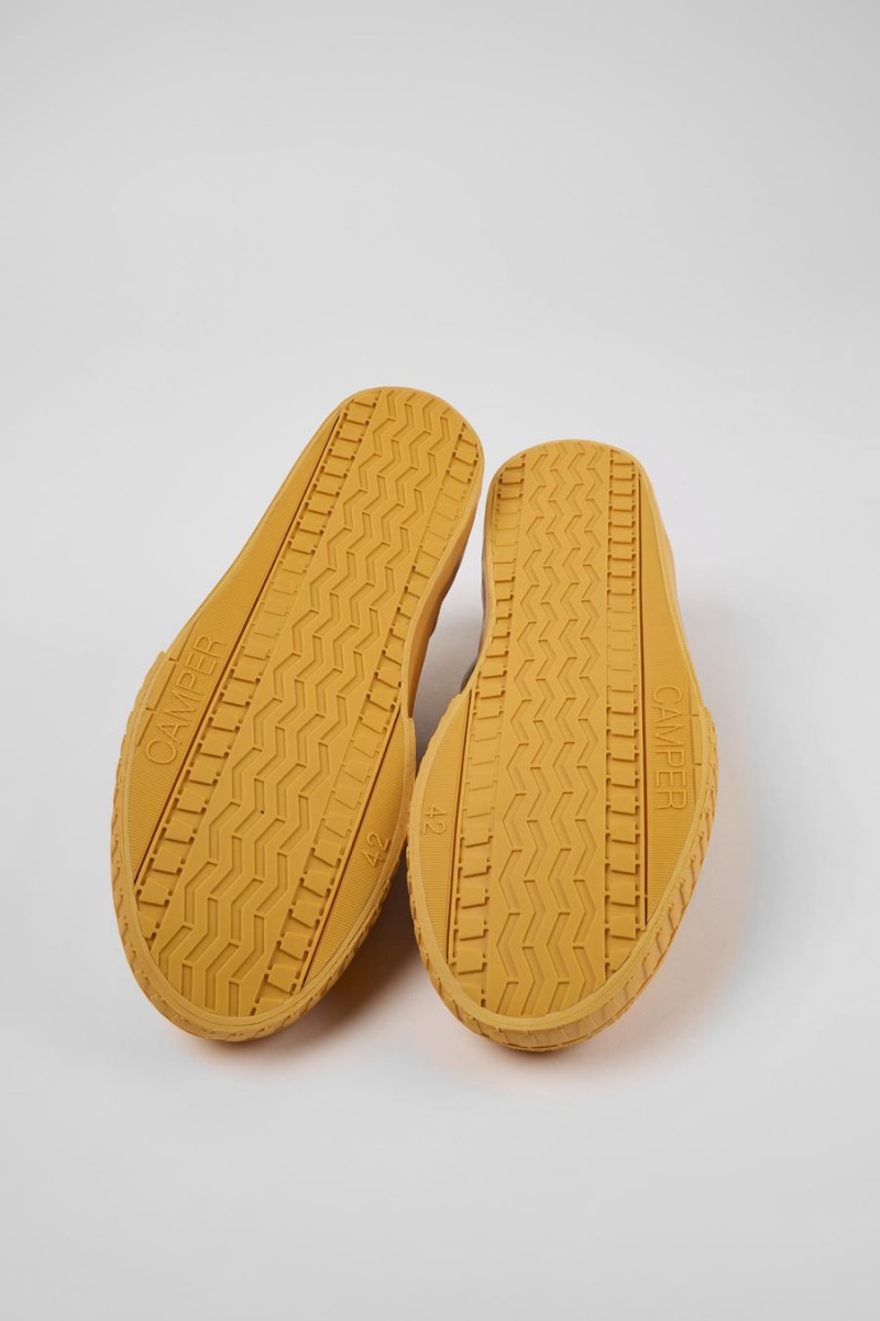 Zapatillas Camper Camaleon Recycled Algodon Hombre Amarillo | LKQZR-8327