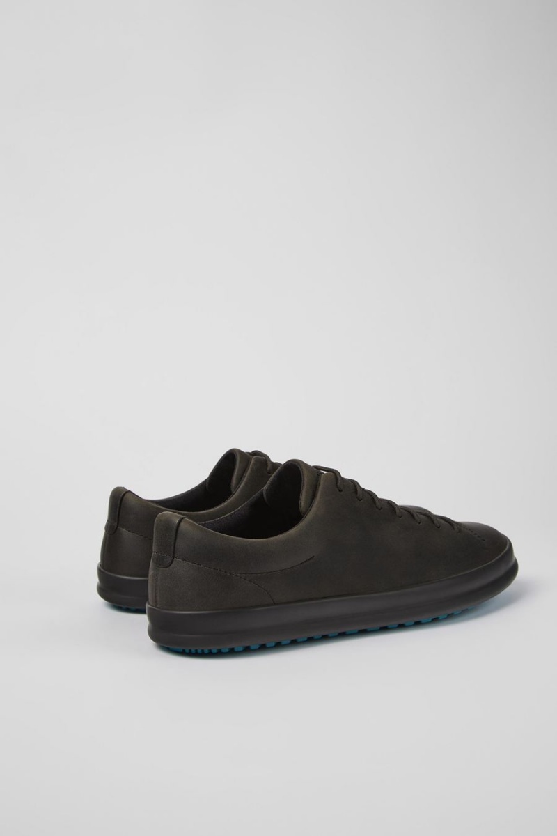 Zapatillas Camper Chasis Cuero Hombre Gris | ZRXMC-1753