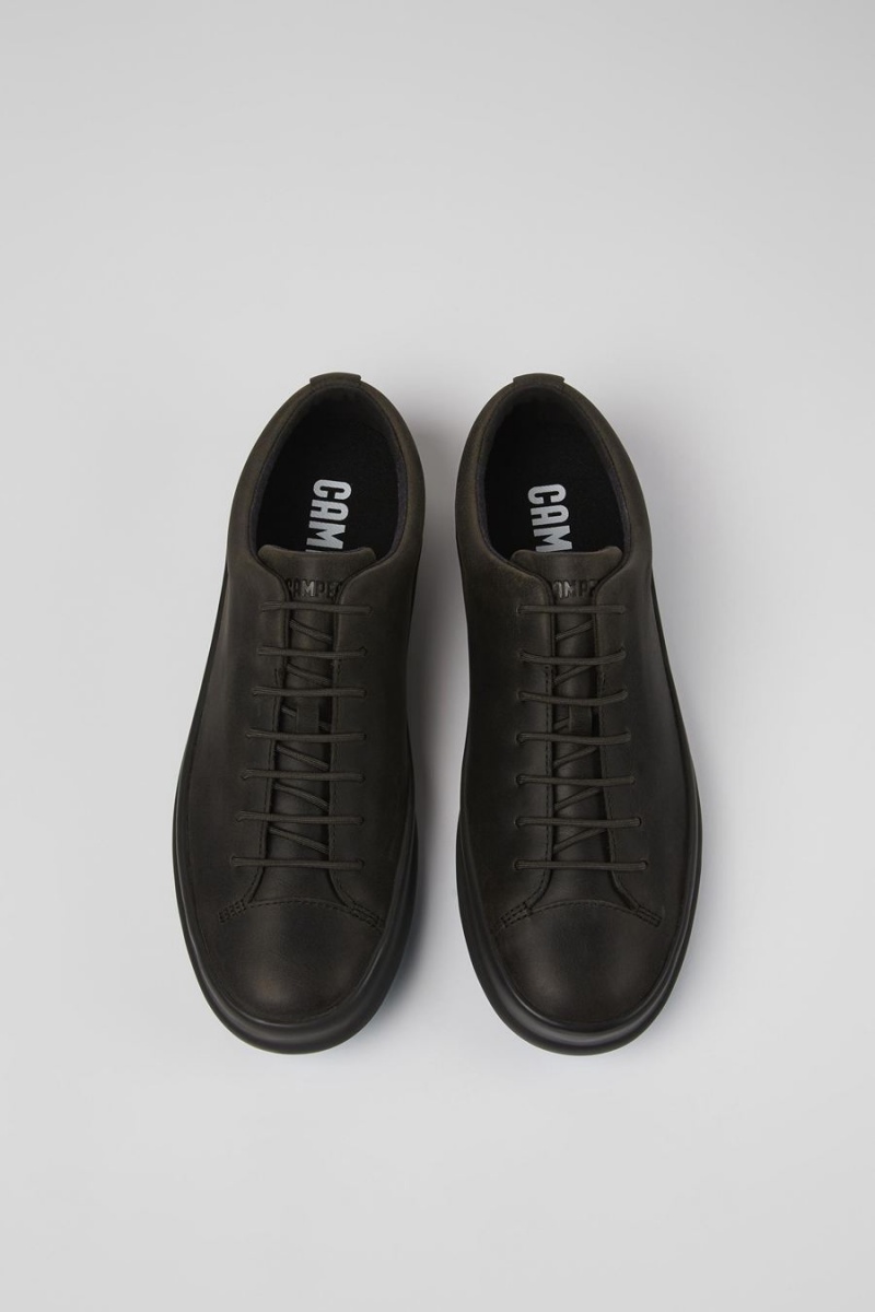 Zapatillas Camper Chasis Cuero Hombre Gris | ZRXMC-1753