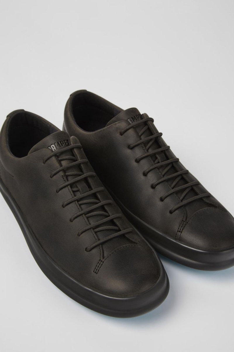Zapatillas Camper Chasis Cuero Hombre Gris | ZRXMC-1753