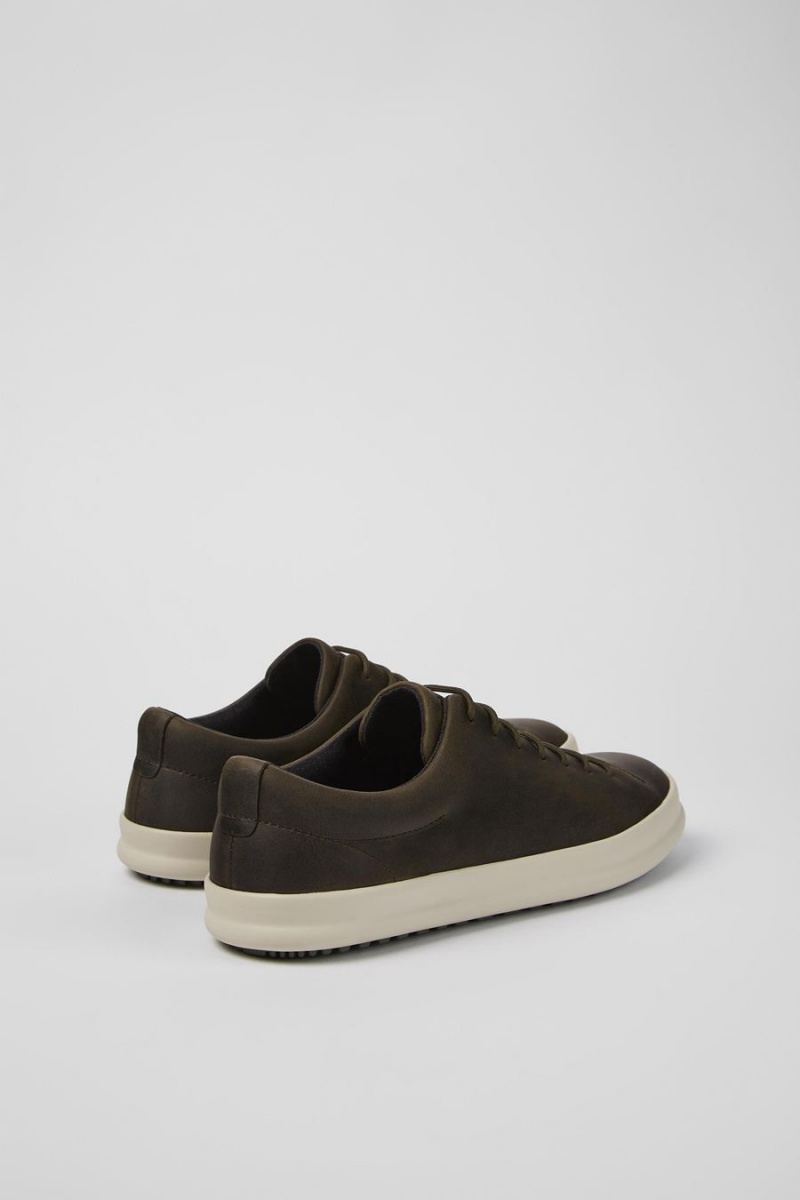 Zapatillas Camper Chasis Cuero Hombre Verde | JWTSN-6487