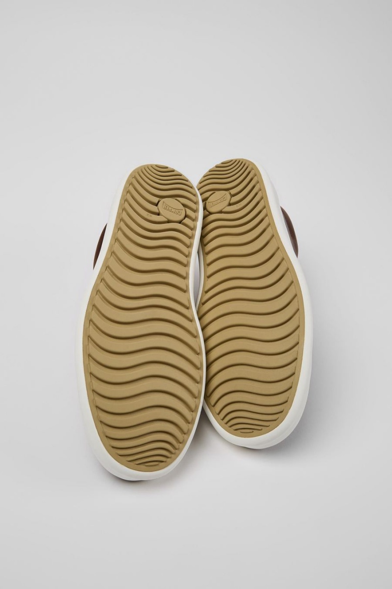 Zapatillas Camper Chasis Hombre Marrones | QEZOU-4260