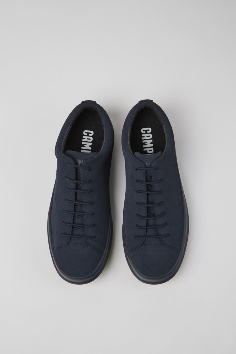 Zapatillas Camper Chasis Nubuck Hombre Azules | UOKYP-6417